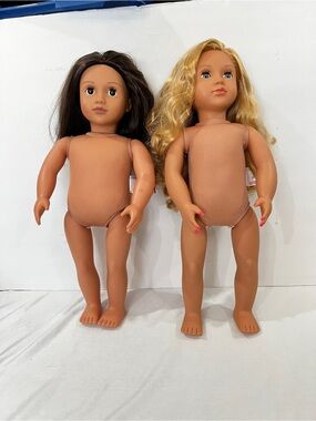 Our Generation By Battat Lot of Two Doll Size 18 Inches Tall